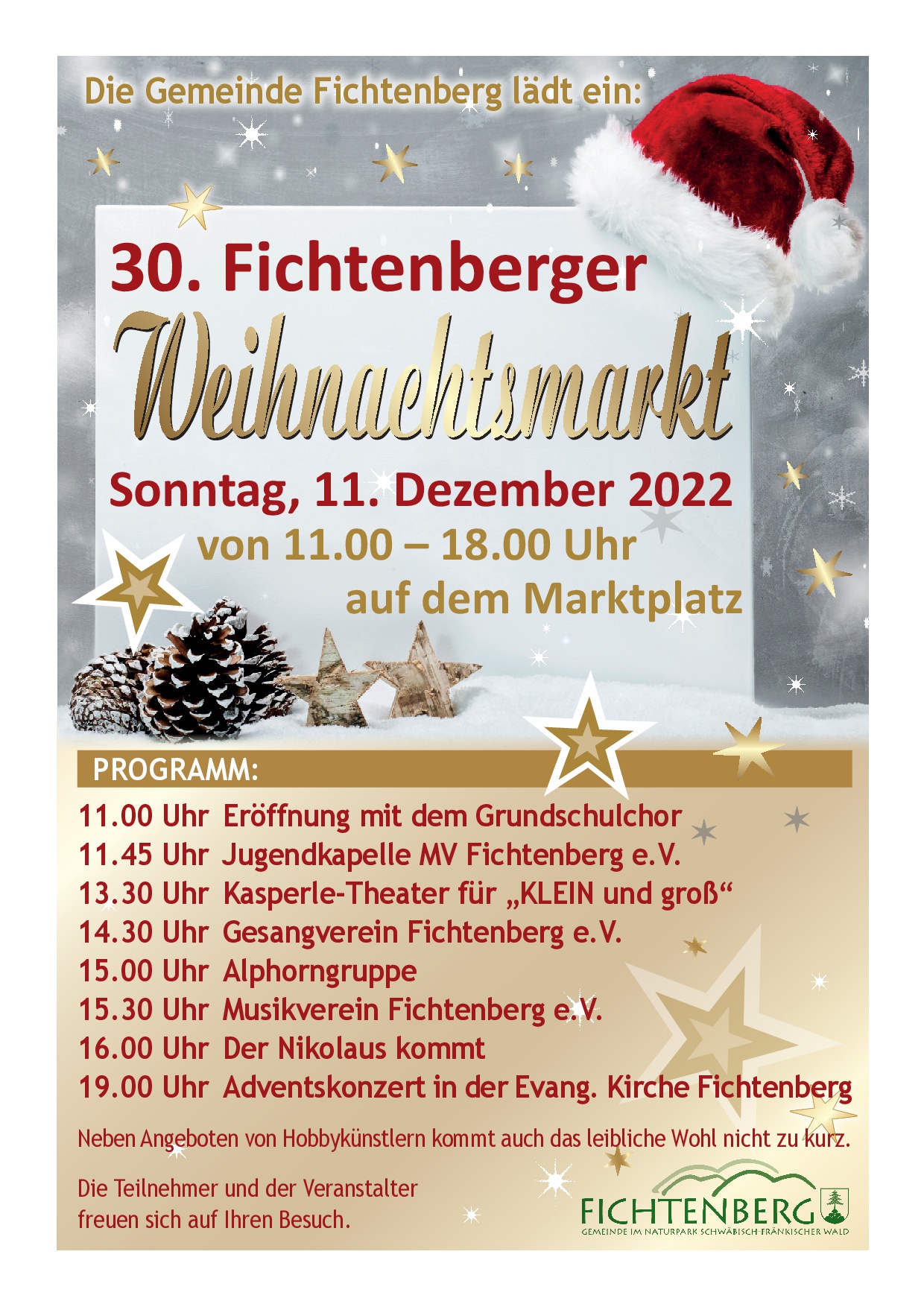 Programm Weihnachtsmarkt 2022