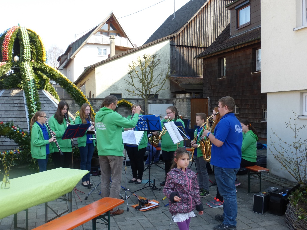 Die Jugendgruppe des Musikvereins Fichtenberg übernahm die musikalische Umrahmung.